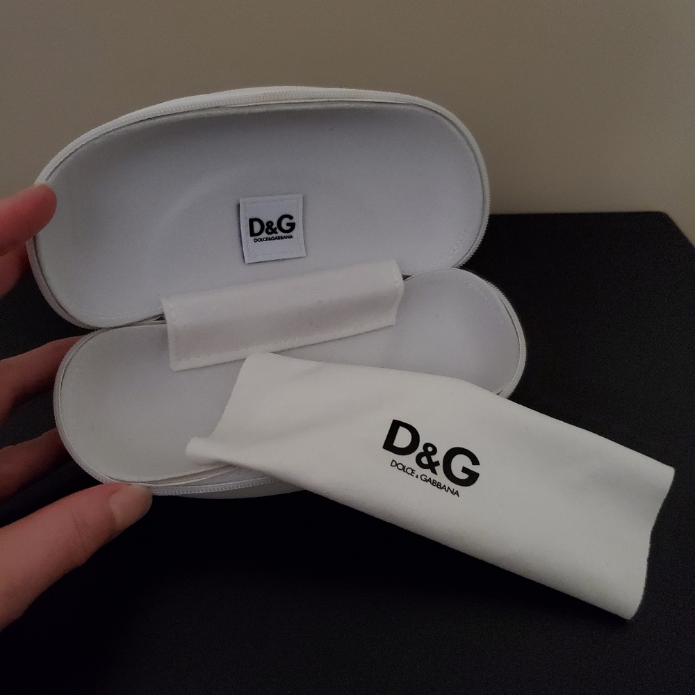 Dolce & Gabbana White Sunglasses Case